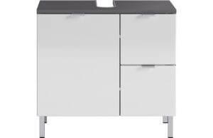 Germania Bílo-šedá umyvadlová skříňka Mauressa 60 x 34 cm