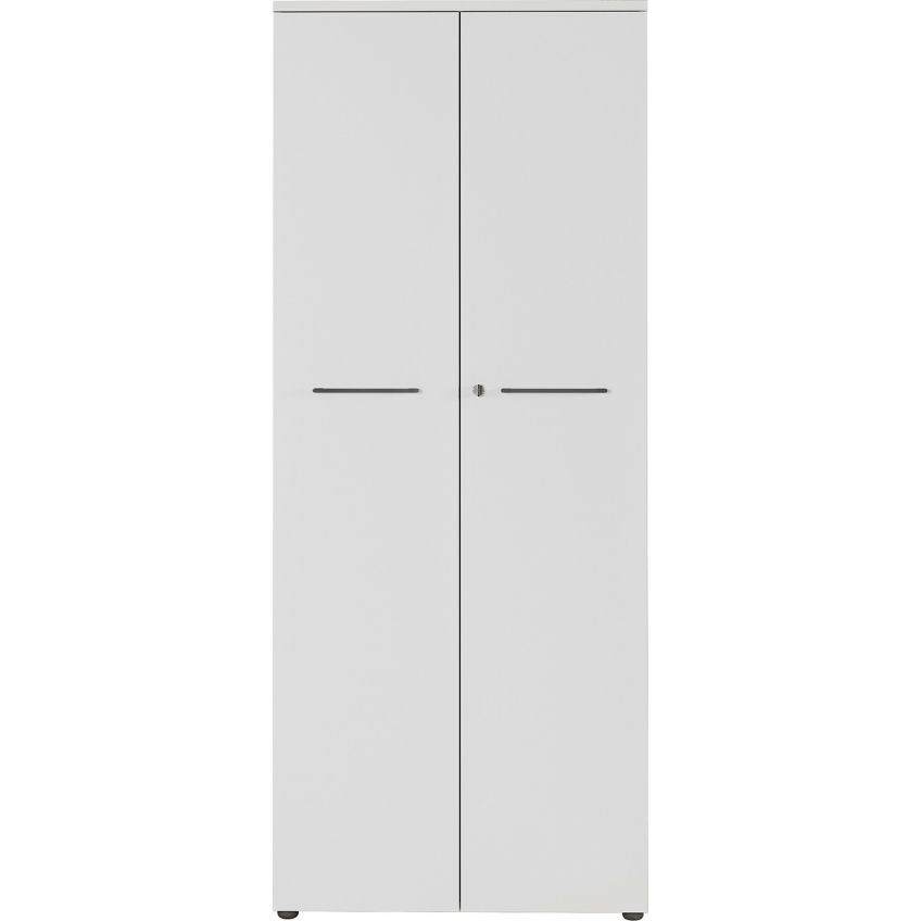 Germania Světle šedá kancelářská skříň Agenda II. 197 x 80 cm