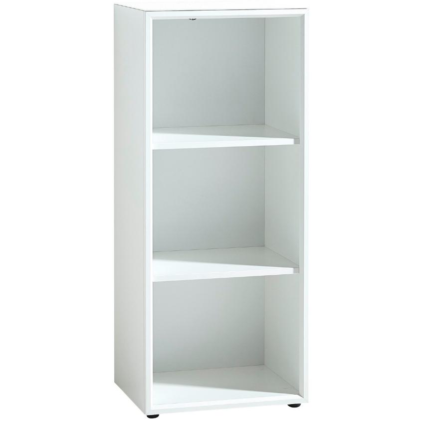 Germania Bílý kancelářský regál Monteria 120 x 50 cm