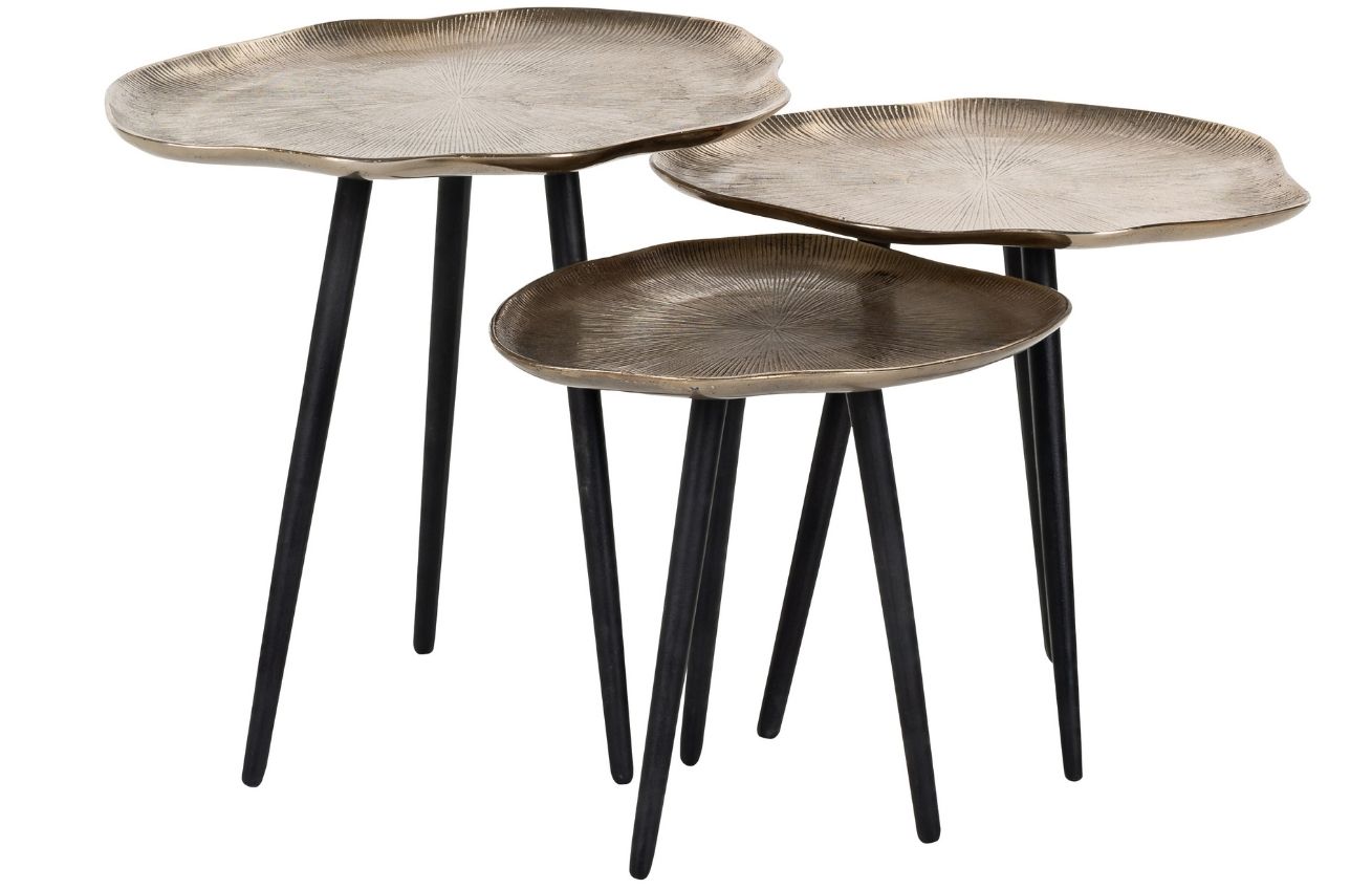 Richmond Set kovových odkládacích stolků Volenta