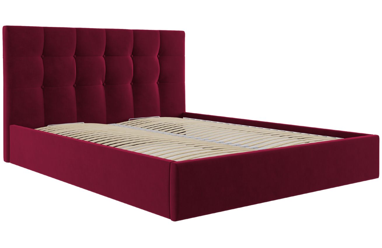 Micadoni Sametová postel Phaedra 180 x 200 cm