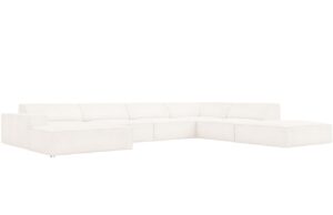 Micadoni Bouclé rohová pohovka Jodie 364 cm