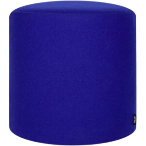 noo.ma Modrý vlněný puf Folk 40 cm