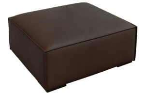 Windsor & Co Kožená podnožka Madame 100 x 100 cm