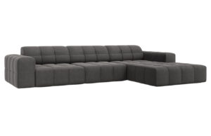 Cosmopolitan Design Sametová rohová pohovka Chicago 284 cm