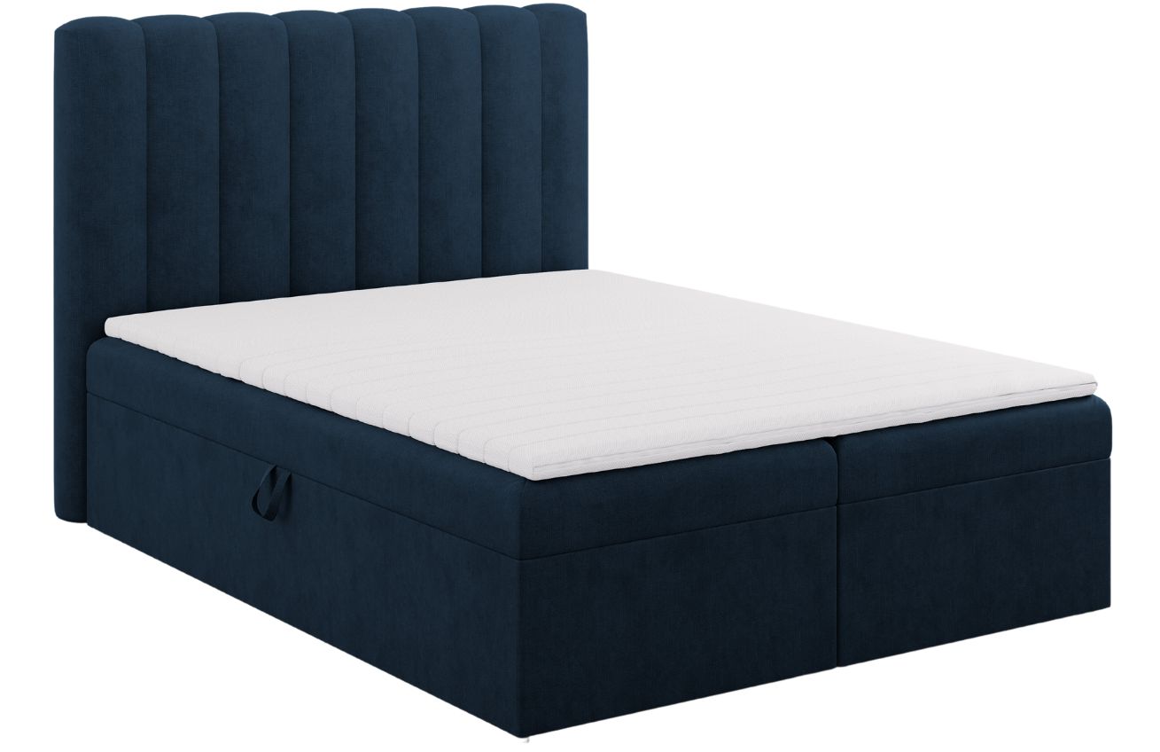 Micadoni Boxspring postel Kelp 160 x 200 cm