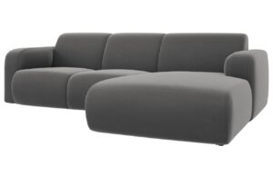 Windsor & Co Sametová rohová pohovka Lola 250 cm