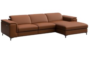 Mesonica Kožená polohovací pohovka Brito 300 cm