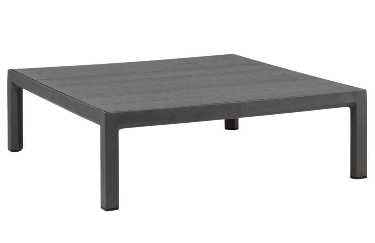 Nardi Šedý plastový zahradní stolek Maximo Tavolino 80 x 80 cm