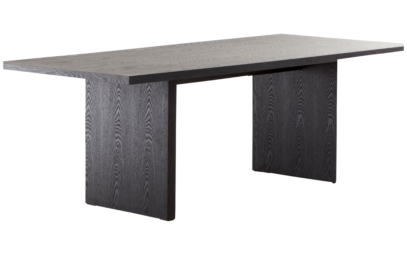 Jotex Černý dřevěný jídelní stůl ASPELUND 270 x 90 cm