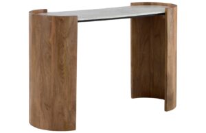 Jotex Bílý mramorový toaletní stolek ILSE 120 x 45 cm