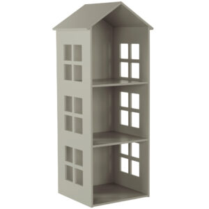 Jotex Šedá lakovaná dětská knihovna SEVILLA 117 x 47 cm