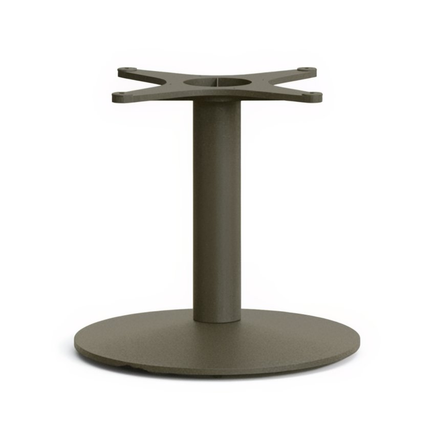 Tmavě zelená kovová stolová podnož Kave Home Esilda 45 cm