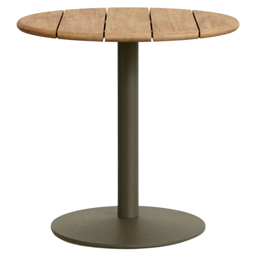 Dřevěný bistro stolek Kave Home Esilda 80 cm