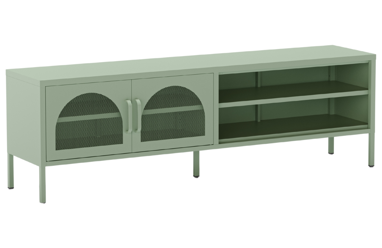 Marckeric Kovový TV stolek Diora 160 x 35 cm