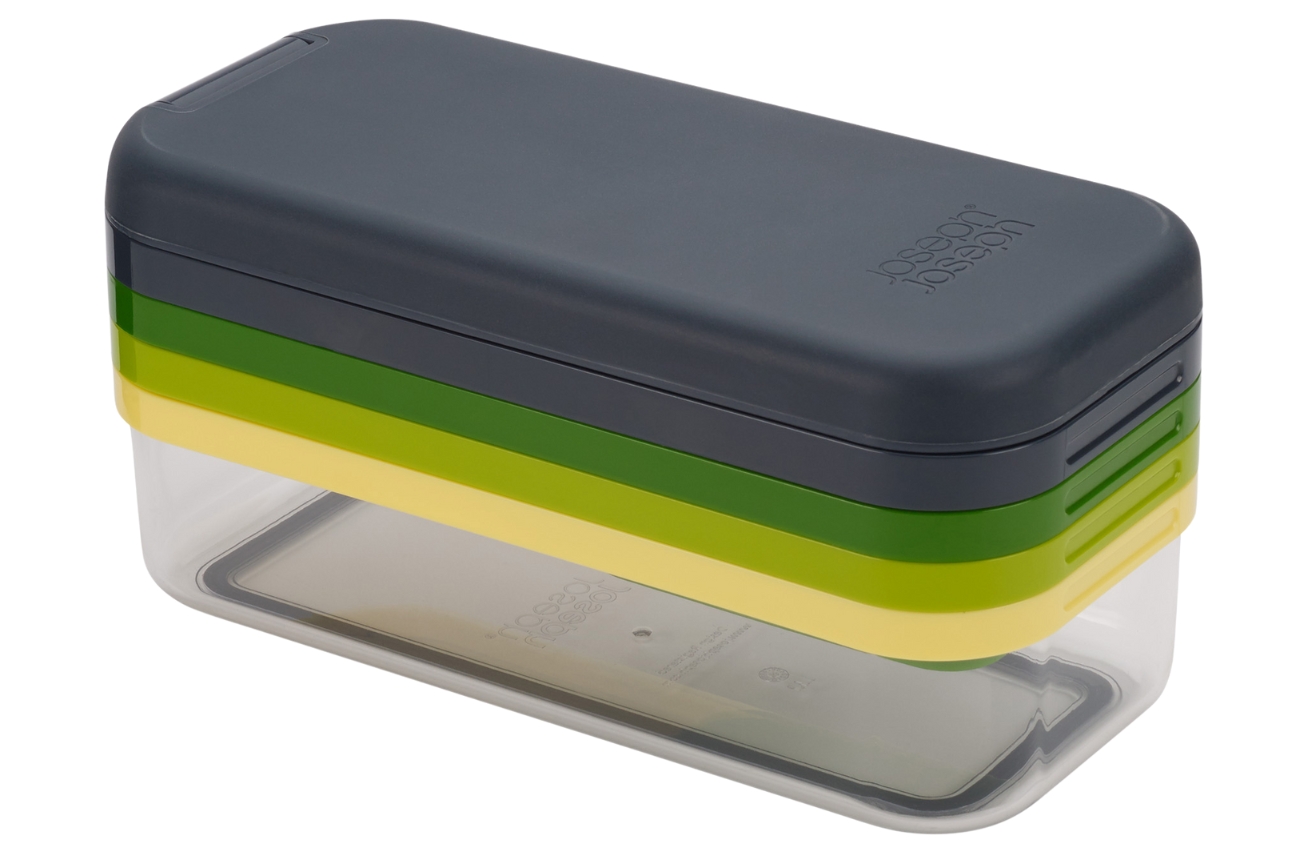 Joseph Joseph Barevný plastový kráječ na zeleninu Multi-prep Compact