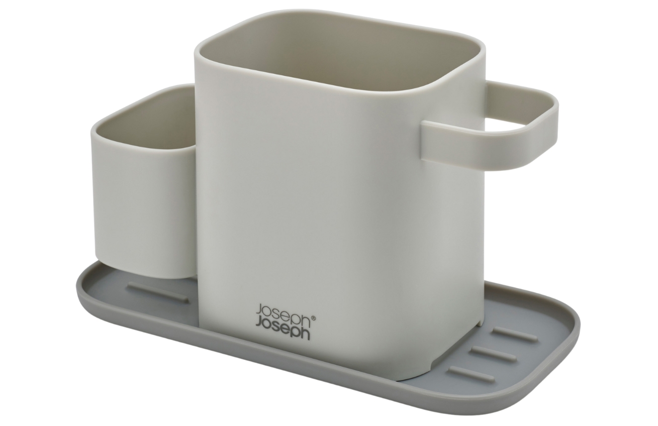 Joseph Joseph Šedý plastový stojan na mycí prostředky Duo