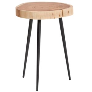 Kave Home Dřevěný odkládací stolek Tanive 35 cm