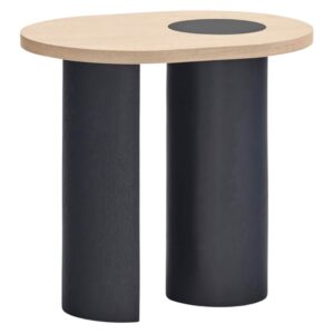 Modrý odkládací stolek Teulat Nori 60 x 45 cm