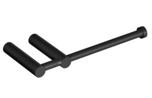 Cosmic Černý kovový držák na toaletní papír Logic