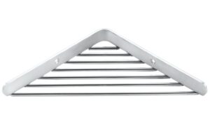 Cosmic Stříbrná kovová rohová koupelnová polička Logic