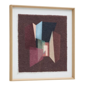 Kave Home Abstraktní obraz Veluni 60 x 60 cm