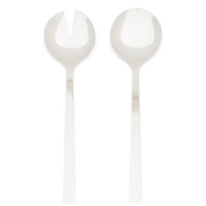 Kave Home Set dvou nerezových příborů na salát Nirela