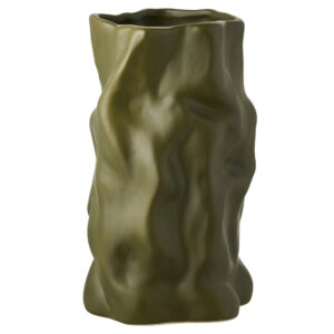Nordic Living Zelená keramická váza Alice 25