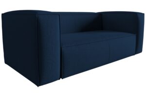 Cosmopolitan Design Tmavě modrá dvoumístná pohovka Mackay 150 cm