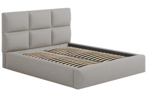Windsor & Co Béžová dvoulůžková postel Libera 180 x 200 cm s úložným prostorem