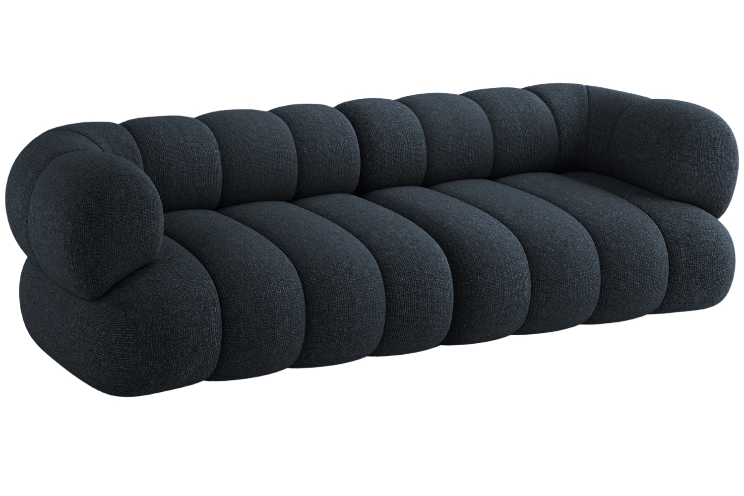 Cosmopolitan Design Tmavě modrá čtyřmístná pohovka Koge 240 cm