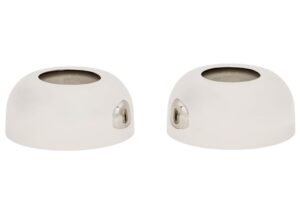 Kave Home Set dvou nerezových stojánků na vejce Nirela