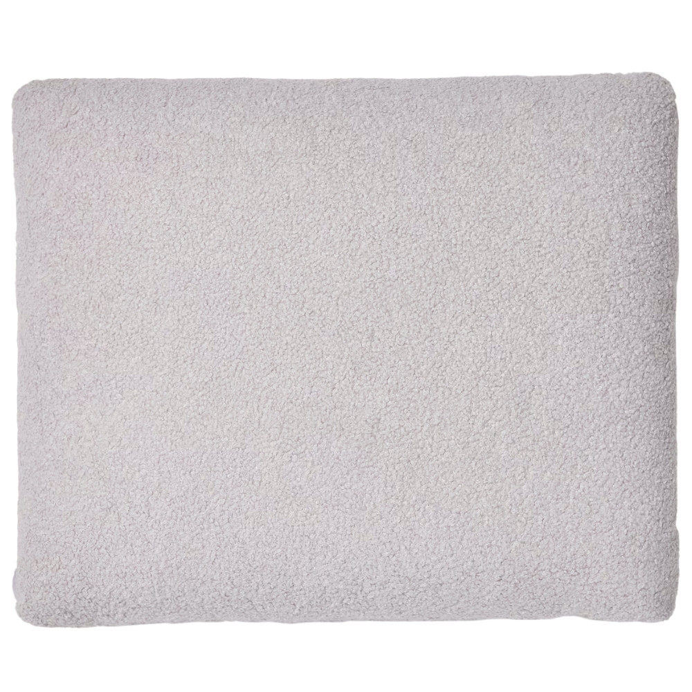 Kave Home Šedý bouclé polštář Martina 52 x 60 cm