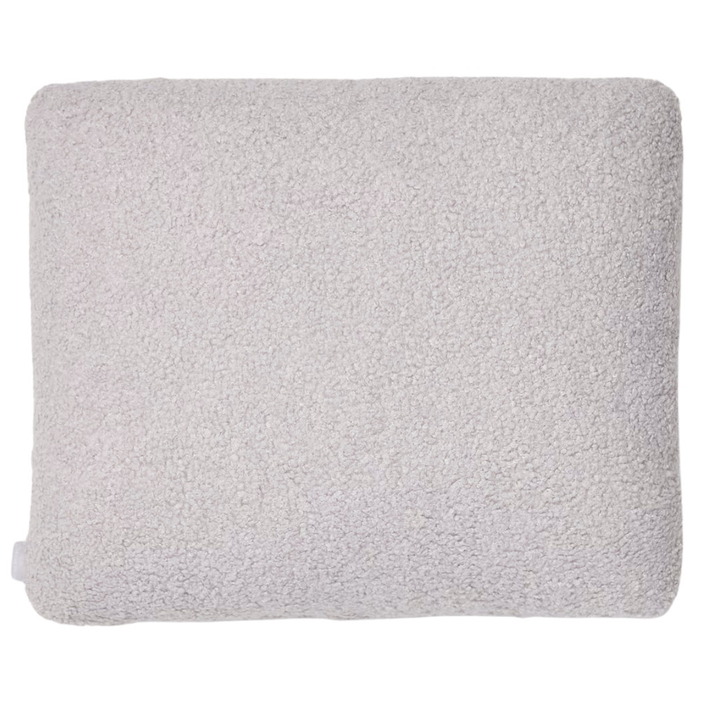 Kave Home Šedý bouclé polštář Martina 36 x 47 cm