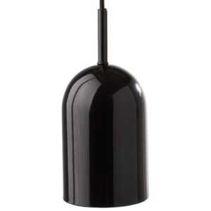 Jotex Černé kovové závěsné světlo ARA 10 cm