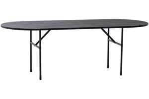 WOOOD Černý dubový jídelní stůl Arthur 220 x 90 cm