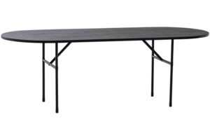 WOOOD Černý dubový jídelní stůl Arthur 220 x 90 cm