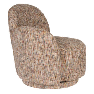 Dutchbone Béžové otočné křeslo ROSE