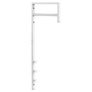 Nordic Living Bílý kovový nástěnný věšák Trenna