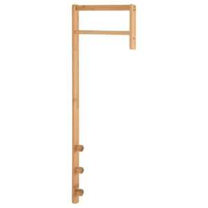 Nordic Living Bambusový nástěnný věšák Trenna