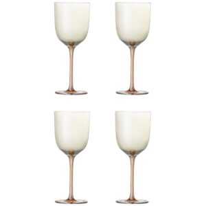 Bloomingville Sada čtyř sklenic na víno Aston 350 ml