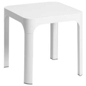 Nardi Bílý plastový zahradní stolek Net 40 x 40 cm