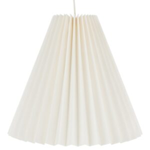 Bílé papírové stínidlo J-line Dine 36 cm