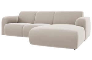 Windsor & Co Sametová rohová pohovka Lola 250 cm