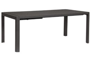 Bizzotto Hliníkový rozkládací zahradní stůl Kiplin 180/240 x 100 cm