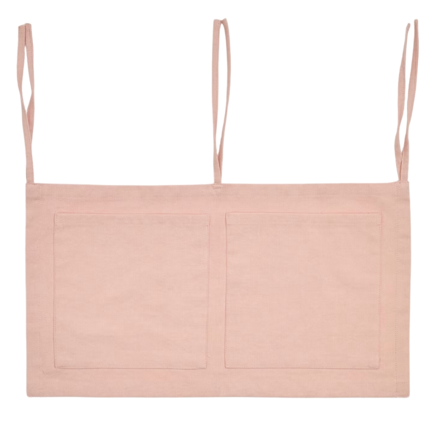 Růžový bavlněný organizér Kave Home Laily 25 x 45 cm