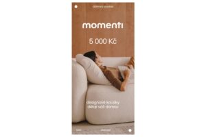 momenti Designový e-poukaz 5000 Kč
