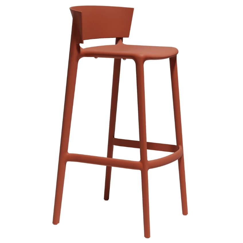 VONDOM Plastová barová židle AFRICA 76 cm