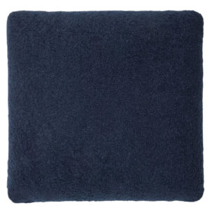 Kave Home Tmavě modrý bouclé polštář Martina 52 x 52 cm