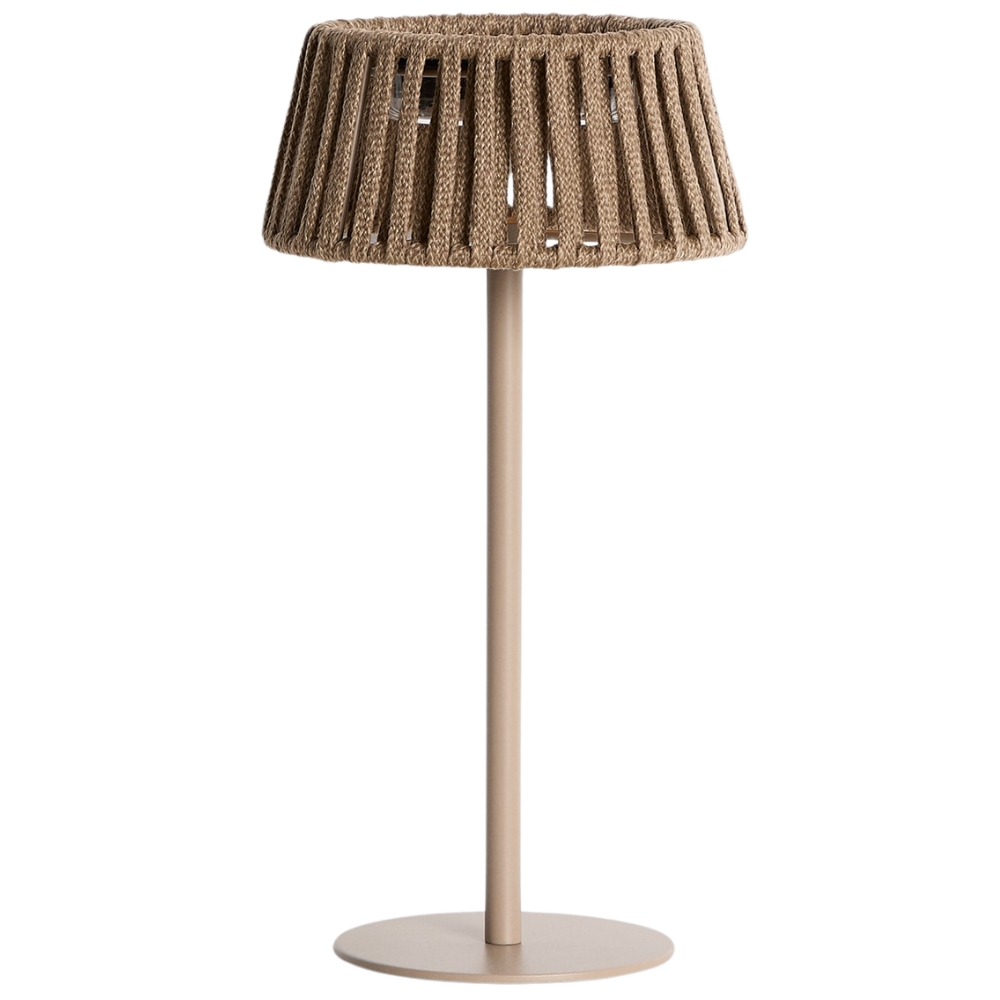 Kave Home Béžová zahradní solární LED lampa Aldet